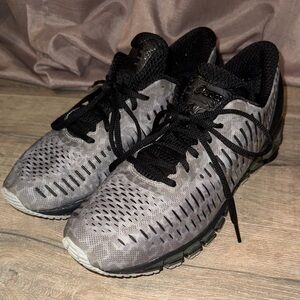 Asics Black and Gray Athletic Shoes